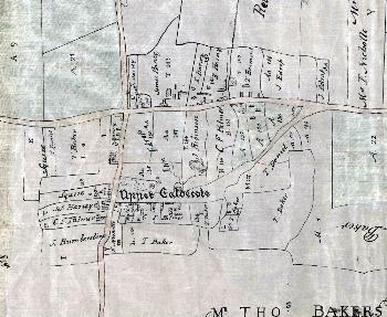Upper Caldecote in 1783 [MA2]